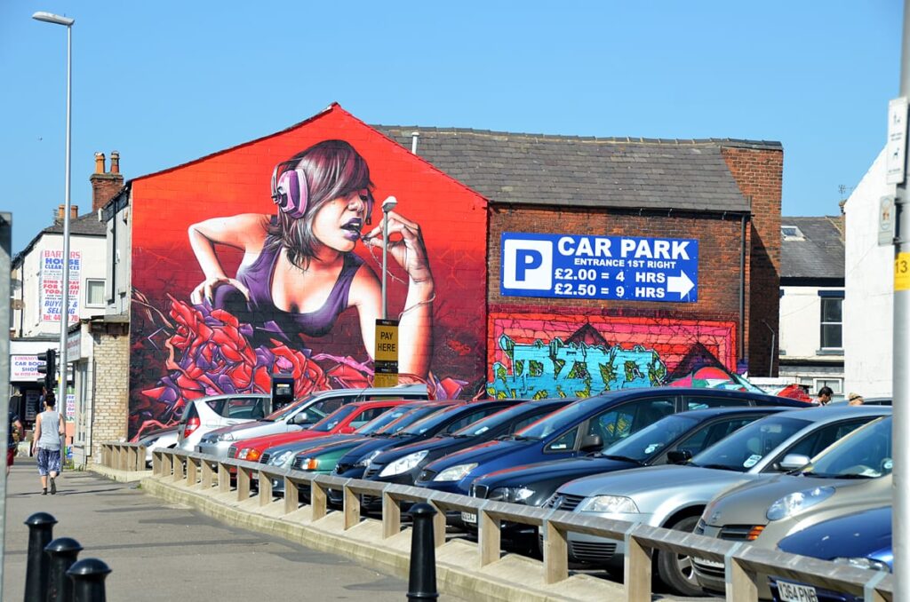 Street art in Blackpool - from 2012
