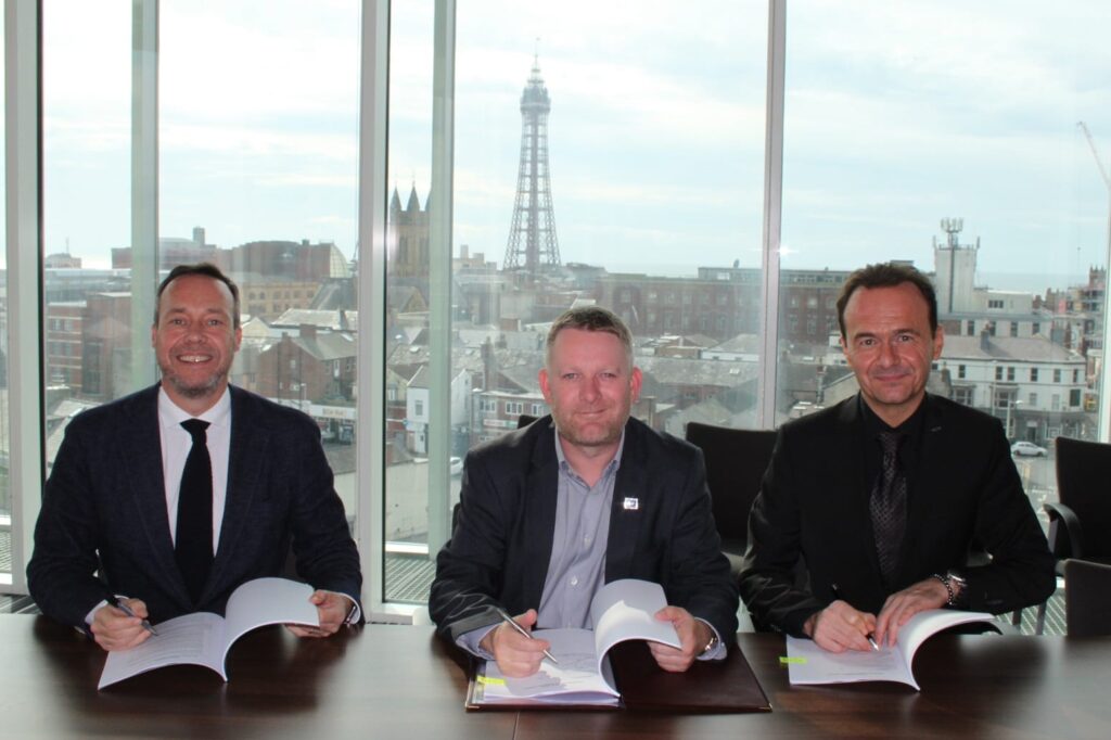 Signing Heads of Terms for the Blackpool Central Development