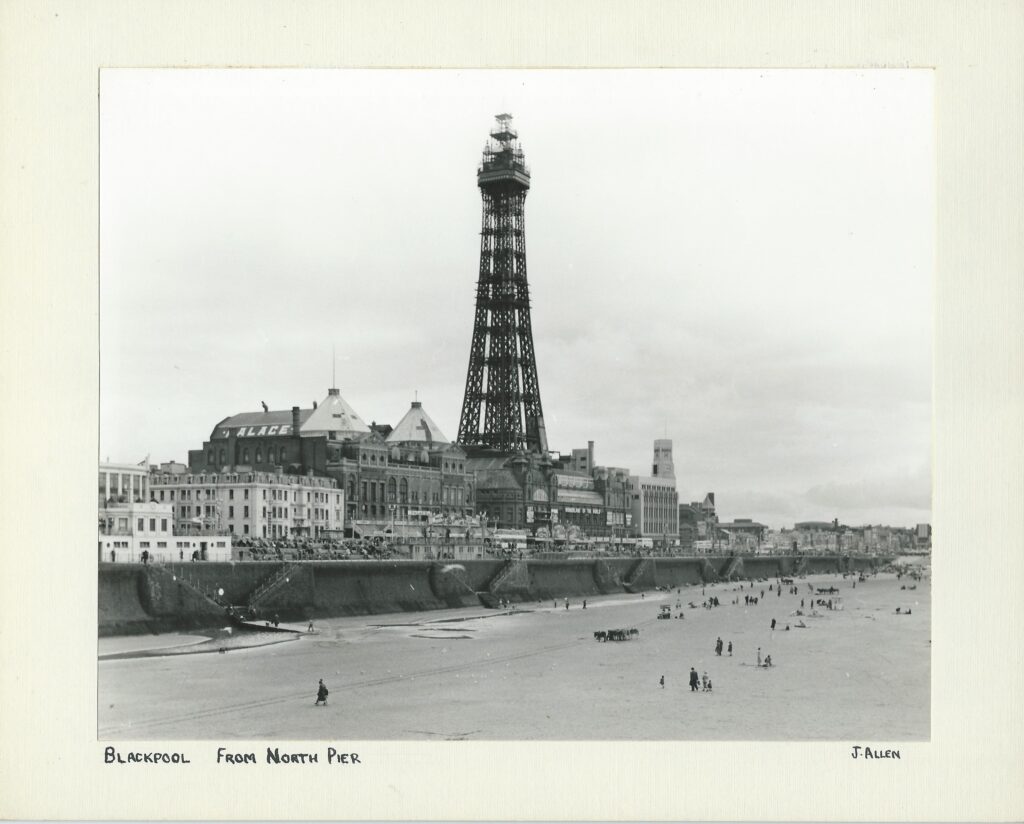 Blackpool Tower in the late 1950s. Photo: Julian Watson