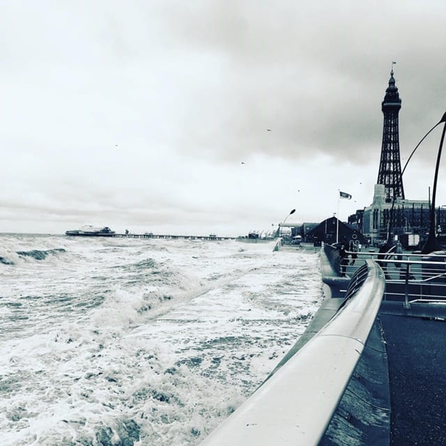 Blackpool seafront in August by Allison Mcandrew