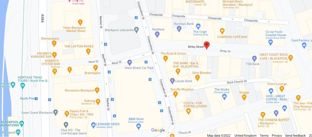 2022 Google Map Birley Street