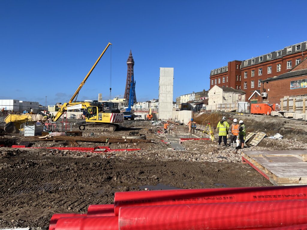 Car Park rising out of the ground - October 2022