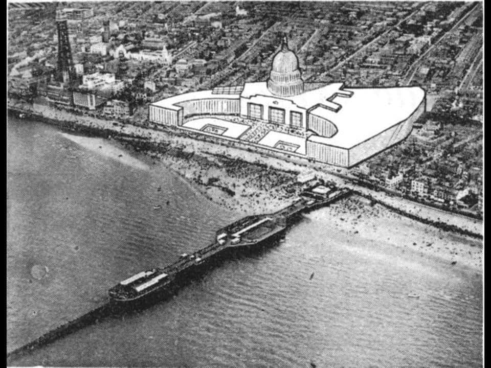 1956 proposal to move Central Station to Chapel Street