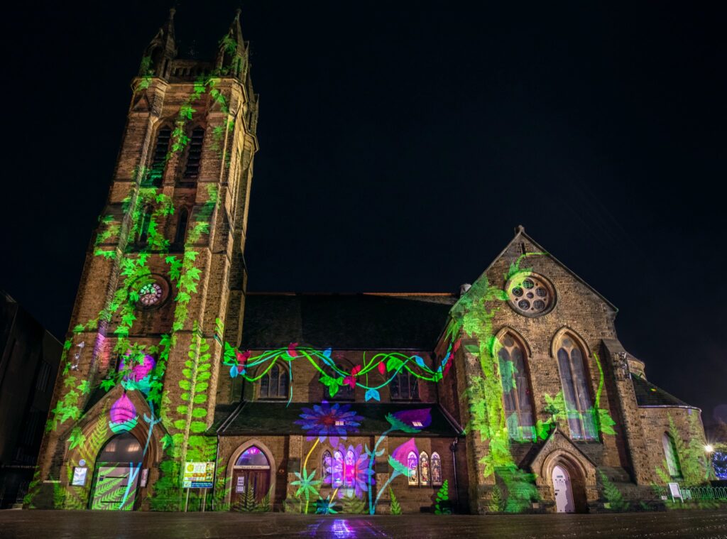 Nature's Takeover of St Johns Church in 2022. Photo: VisitBlackpool