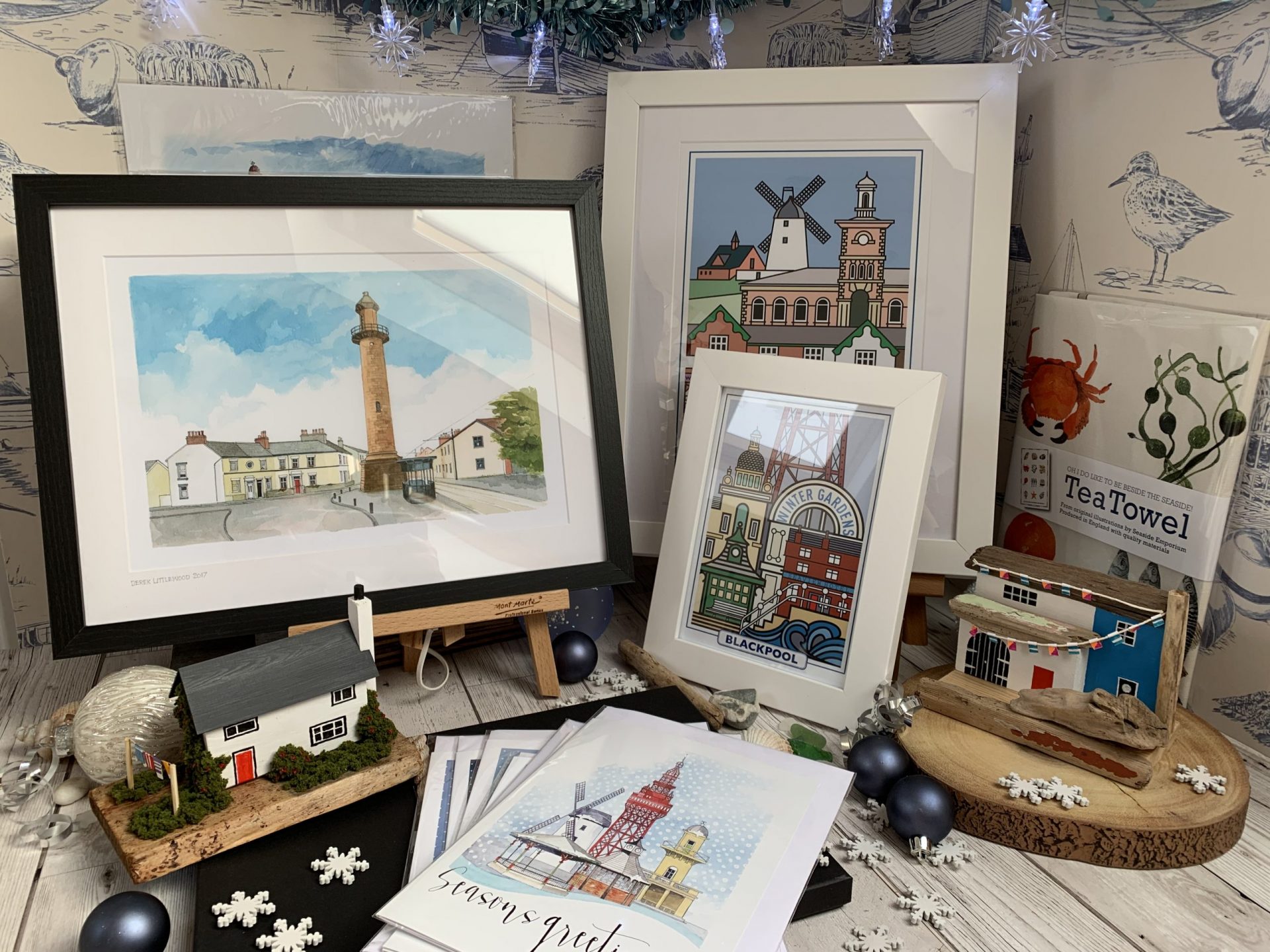 Paintings of the Blackpool area from Seaside Emporium