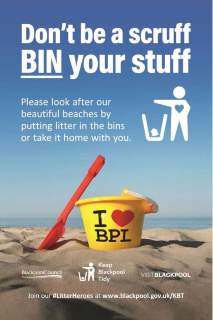 Don't be a scruff, bin your stuff!