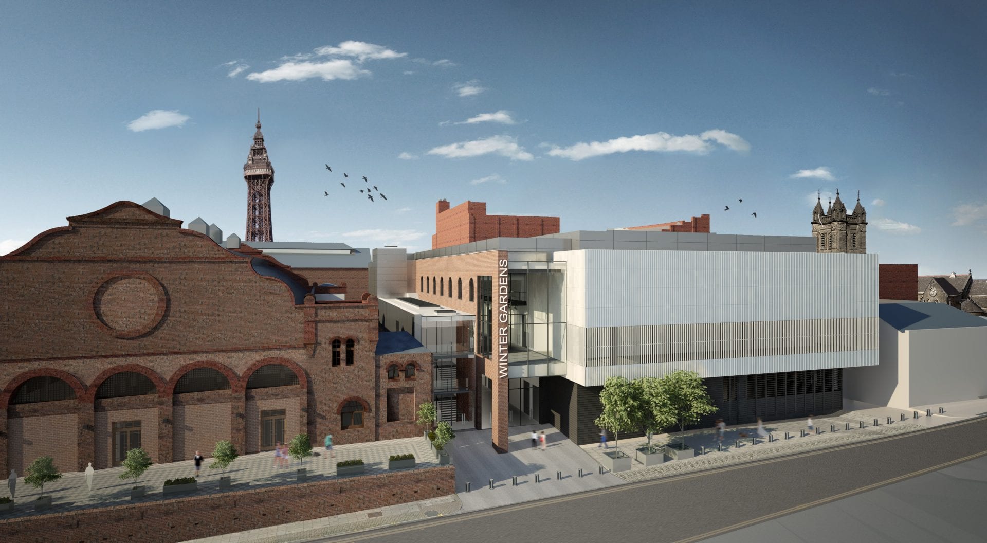 Artists impression of Blackpool's New Conference Centre.