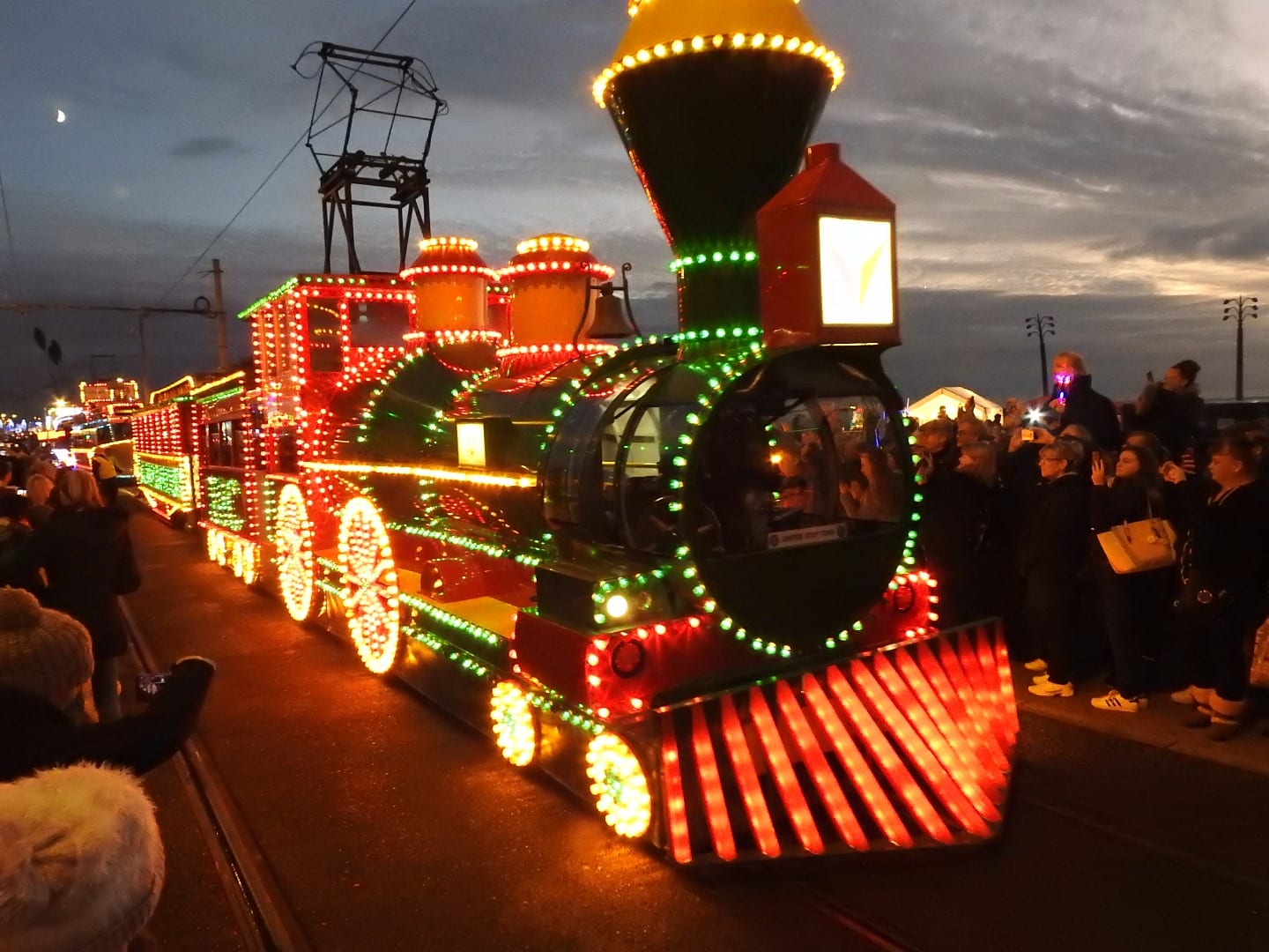 Illuminated Tram Parade. Photo: Barrie C Woods