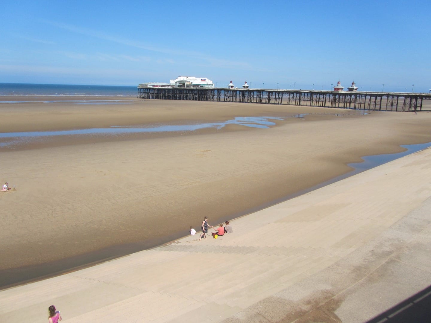Looking after Blackpool beach