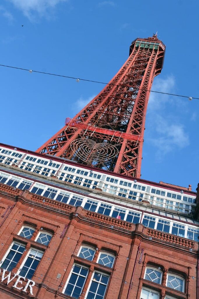 The Blackpool Tower conservation work is almost complete - the last bits of scaffolding on 30.3.16