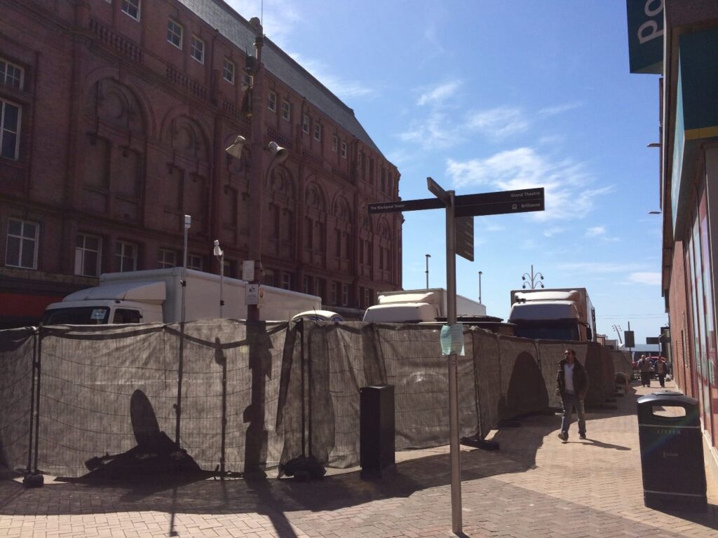 Filming in Blackpool for Miss Peregrine's Home for Peculiar Children