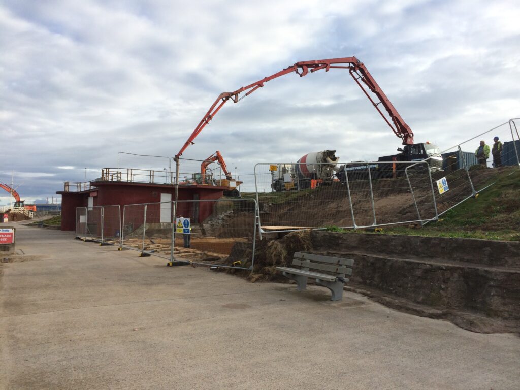Extension to the Club House being built in September 2015