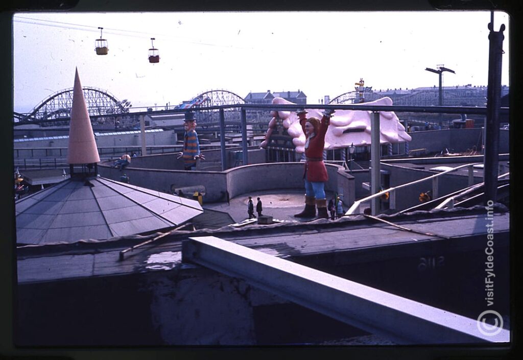 The Candy House at Blackpool Pleasure Beach in the 1970s