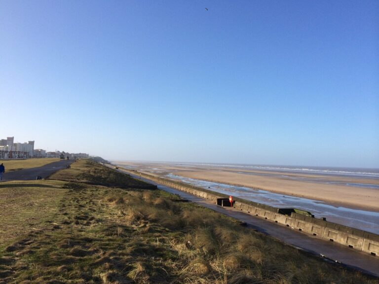 Carry on beyond Anchorsholme seafront to Little Bispham and Blackpool beyond