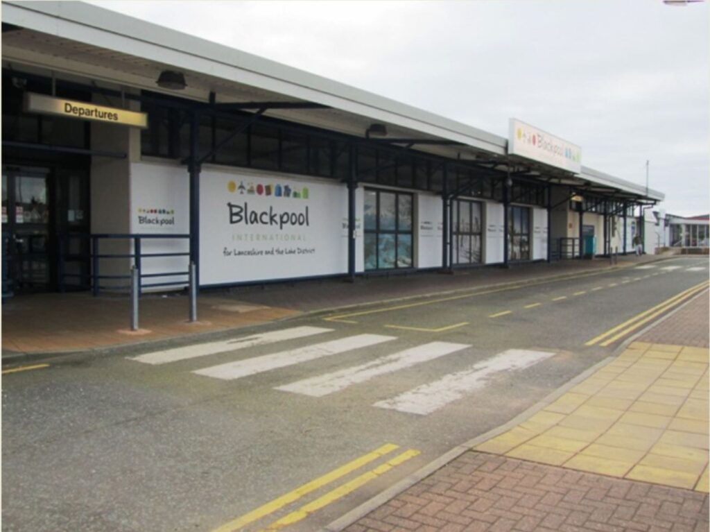 Blackpool Airport Terminal building, demolished in 2016