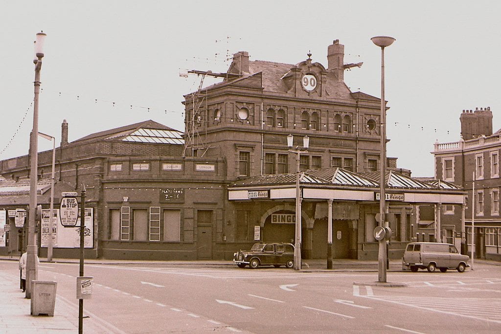 Blackpool Central Railway Station, before demolition in 1966