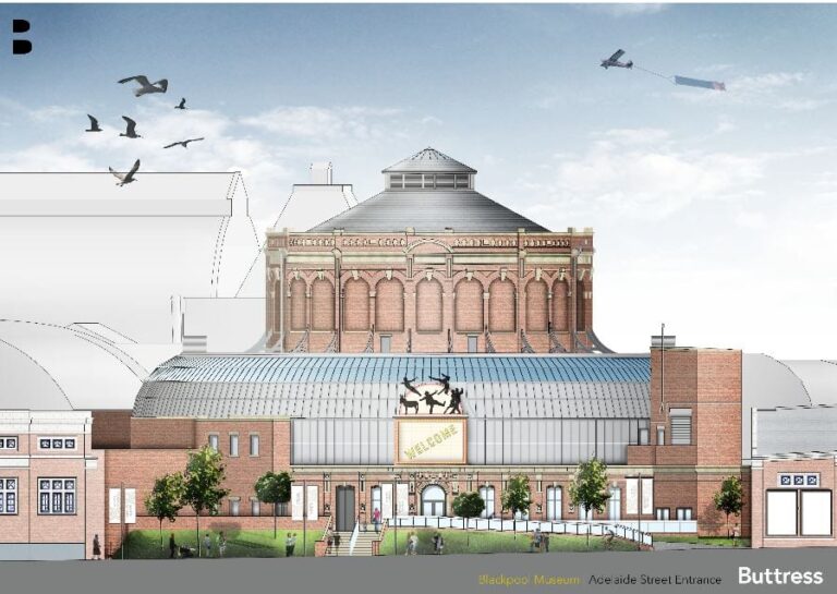 Proposed Adelaide Street entrance to Blackpool Museum, artists impression