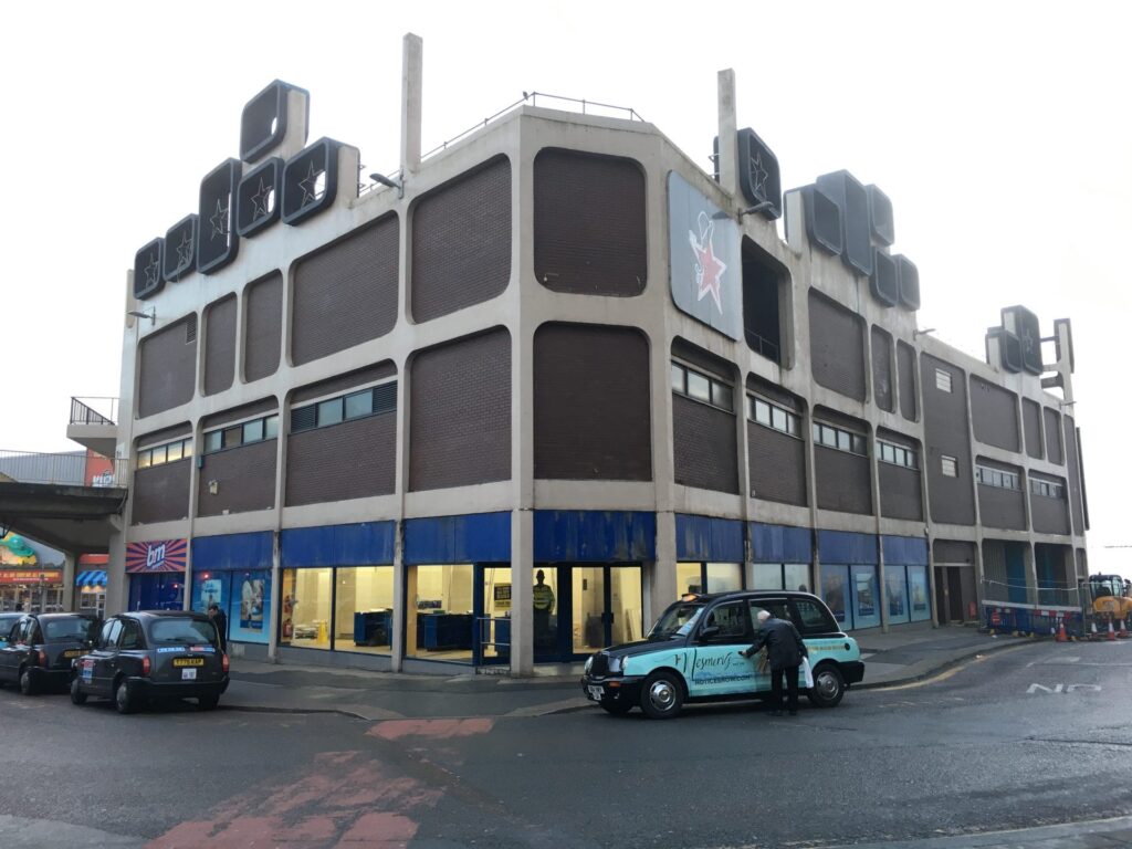 The old Bank Hey Street view of the Sands building, where the entrance will be for the new Blackpool Museum