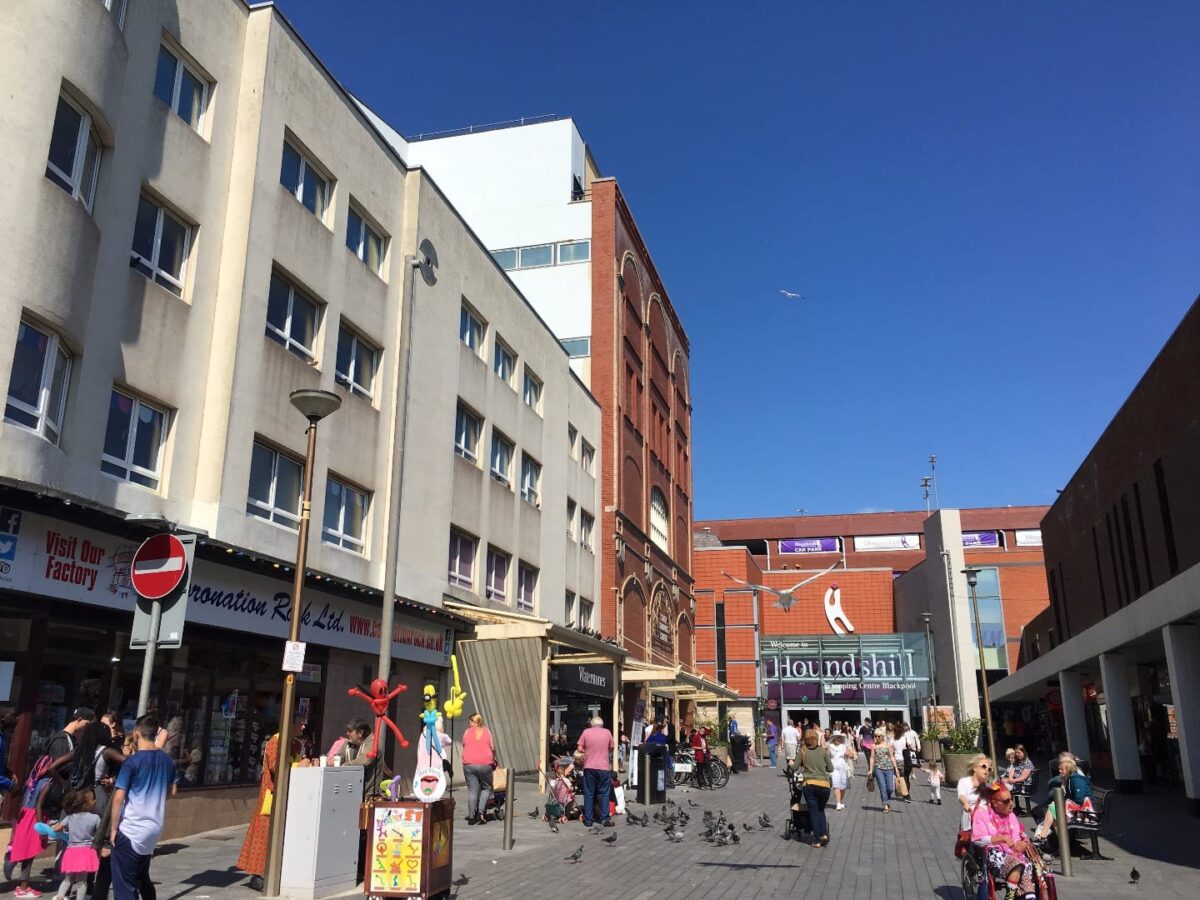 Blackpool Town Centre for Shopping by the Sea Live Blackpool