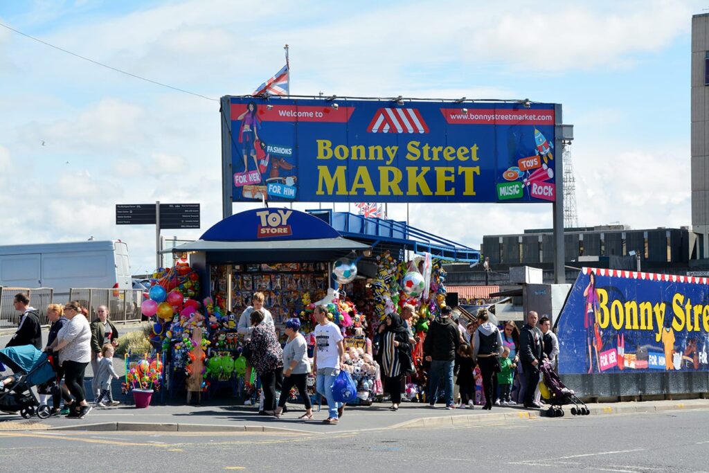 Bonny Street Market in Blackpool Town Centre