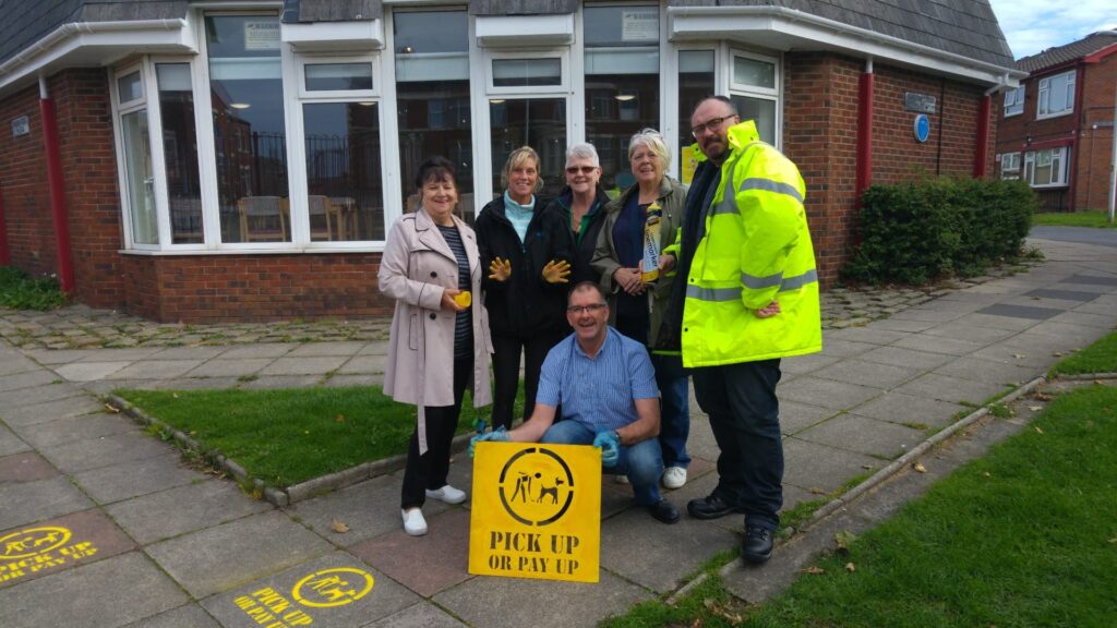 Anti-dog fouling messages in the drive for cleaning up Blackpool