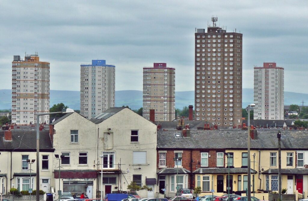 Queens Park Flats before redevelopment. Photo: Juliette Gregson