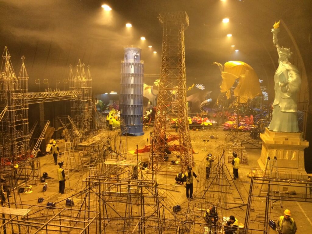Illuminasia Blackpool during construction
