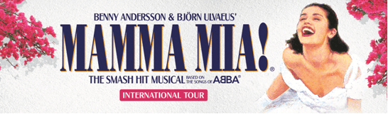 Mamma Mia! Blackpool 2014 graphics