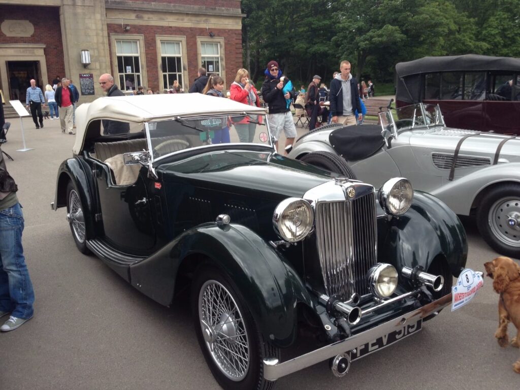 Manchester to Blackpool Car Run, the journey ends at Stanley Park, Blackpool