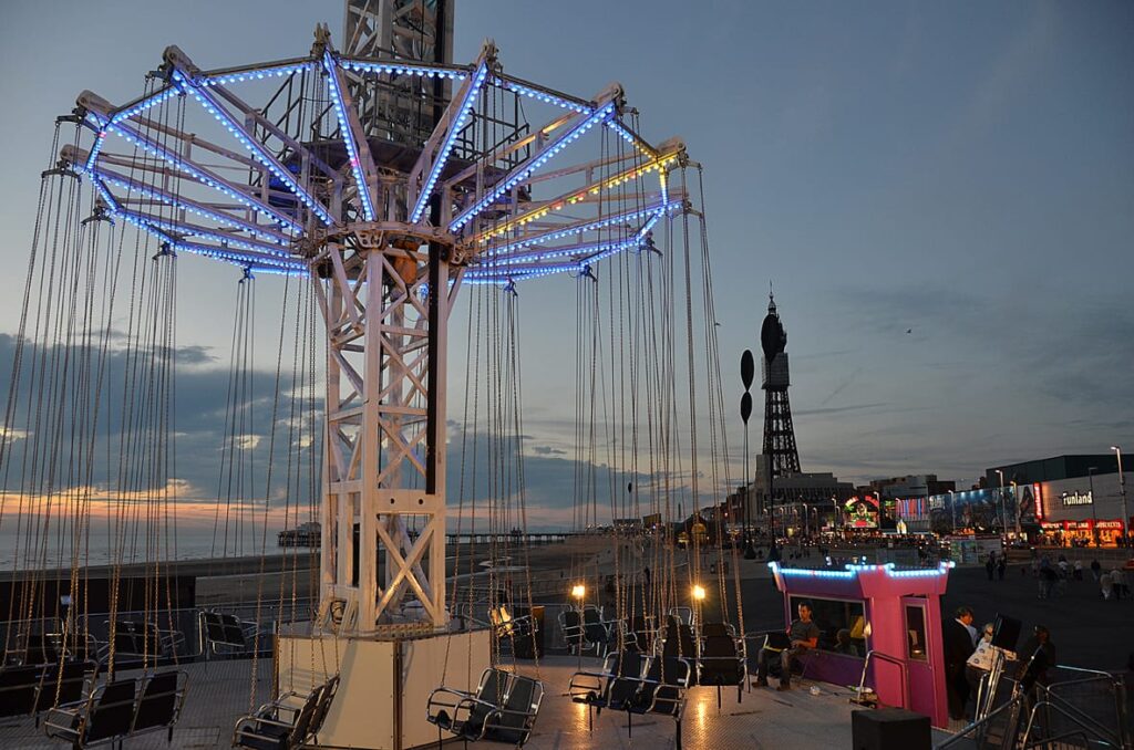 Amusements and fairground rides at Central Pier