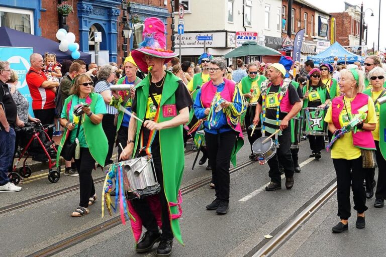 Poco Loco Samba Band at Fleetwood Tram Sunday