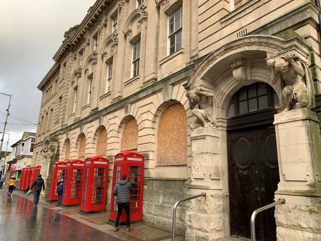 Blackpool Post Office on Abingdon Street, December 2019