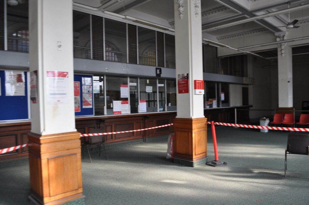 Blackpool Post Office Counter, before it closed. Photo: Juliette Gregson