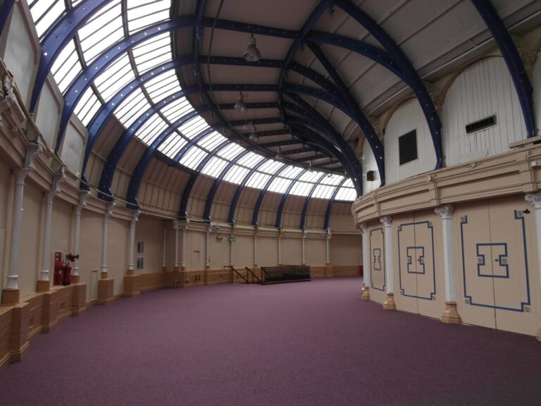 The Horseshoe at Blackpool Winter Gardens, the Pavilion Theatre is behind the right hand wall