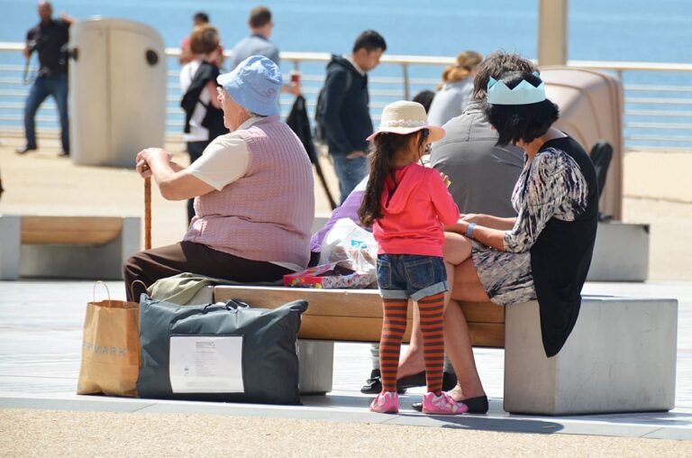 Seats around Tower Festival Headland