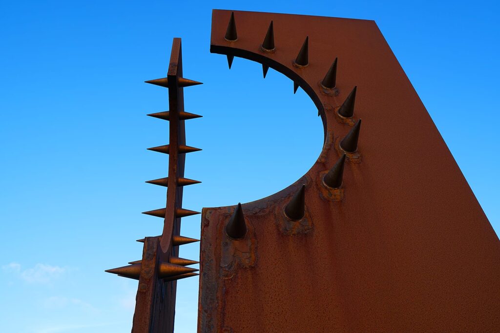 One of the pieces of public art in the trail at New South Promenade, Blackpool