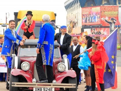 Blackpool Tower Circus Parade on 12 July 2018
