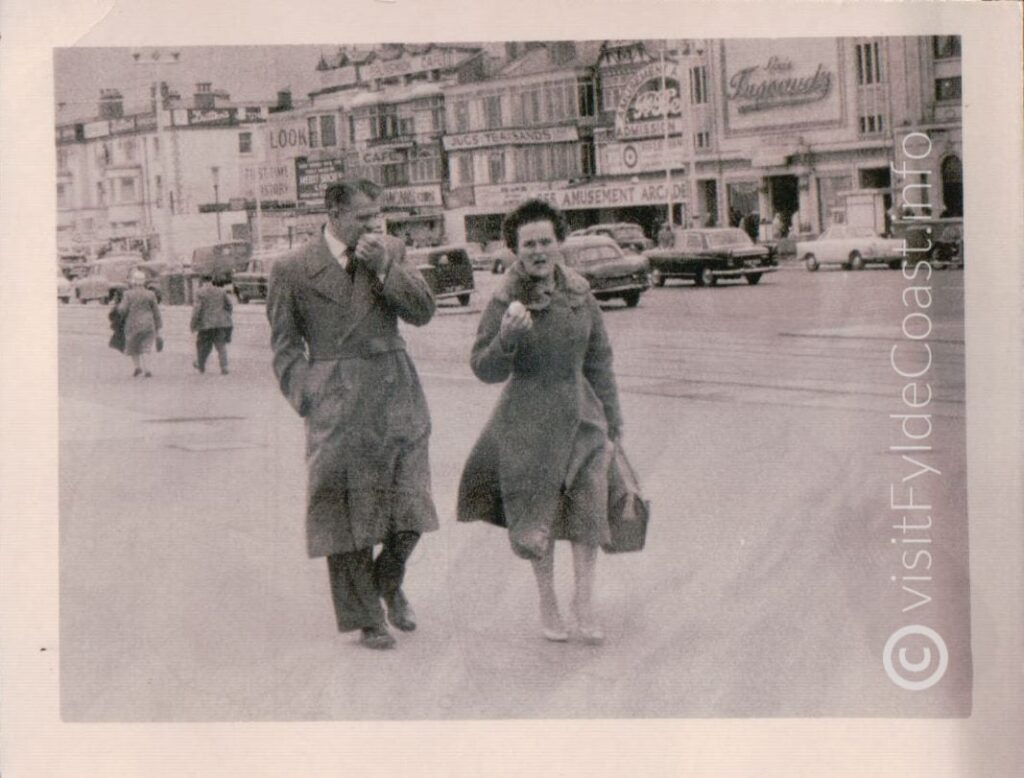 Blackpool seafront in the 1930s