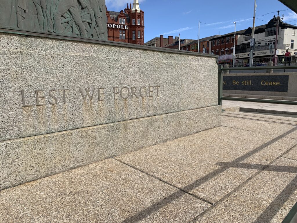 The Cenotaph at Blackpool War Memorial