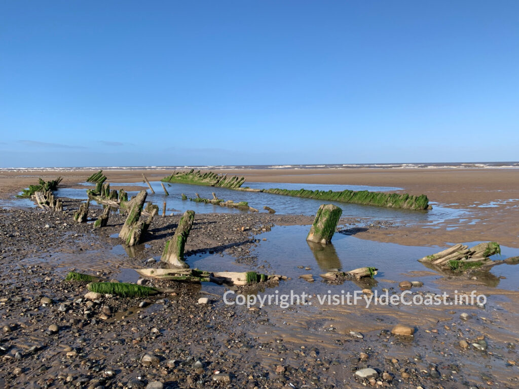 Abana shipwreck off Anchorsholme seafront, copyright Visit Fylde Coast