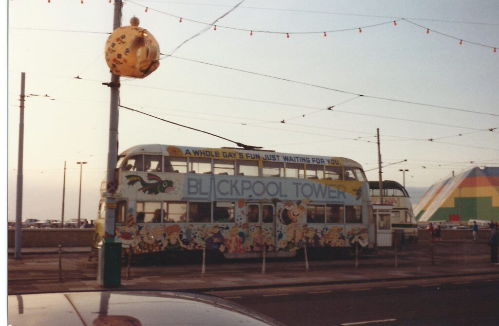 Blackpool seafront in October 1988. Photo: Julian Watson