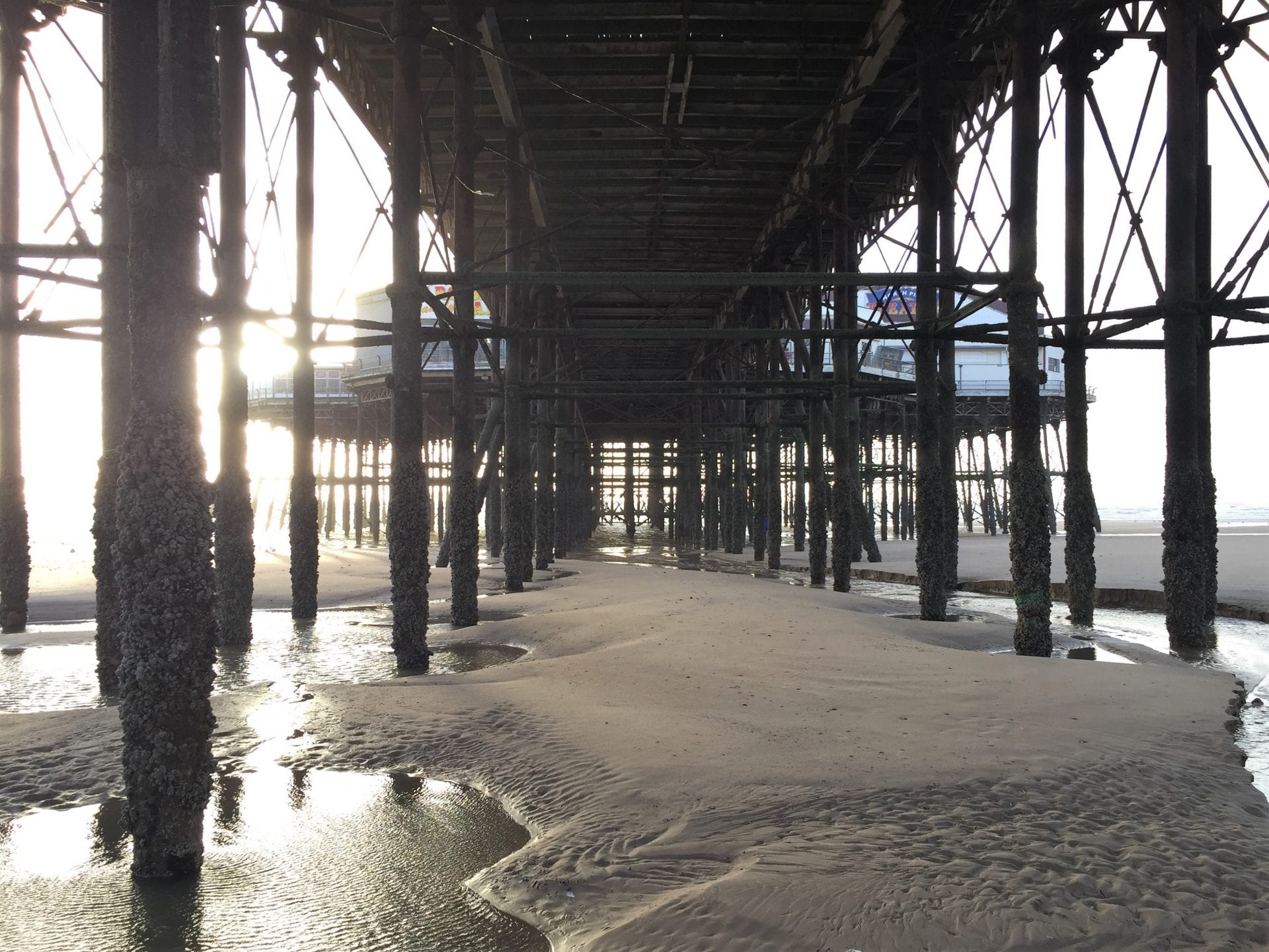 Still Under Blackpool Pier, by Cameron McDade