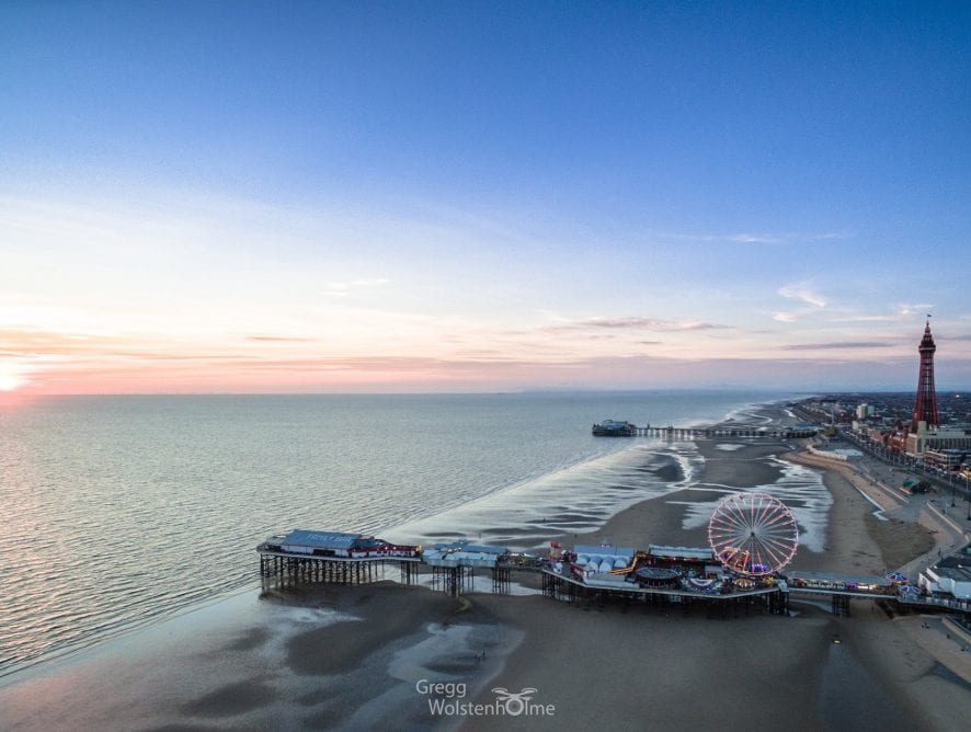 Blackpool Piers by Gregg Wolstenholme