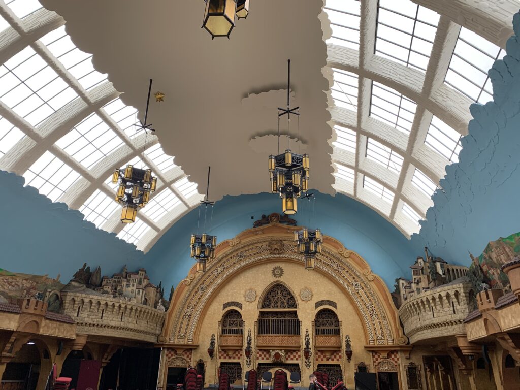 The Spanish Hall after restoration is completed in December 2019.