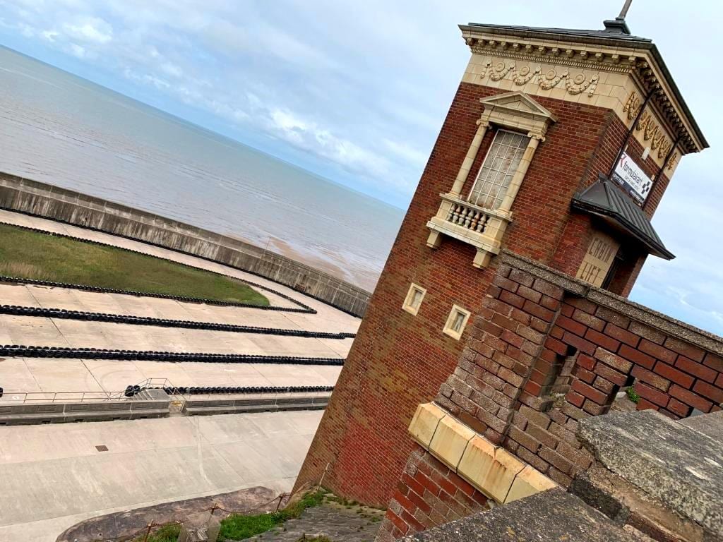 Cabin lift at North Shore Boating Pool, Blackpool