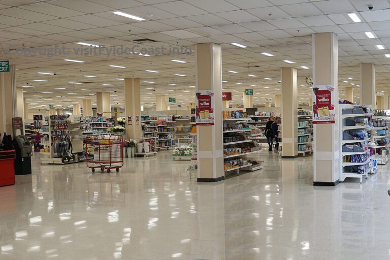 Inside Blackpool Wilko before it closed in 2020