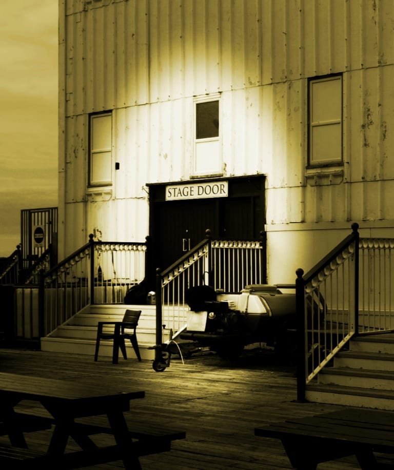 Stage Door at North Pier by Alan Coates