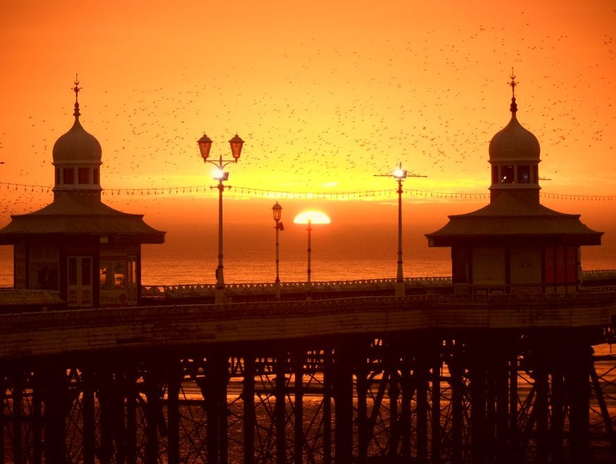 North Pier at sunset by Neil Curtis from Wolverhampton