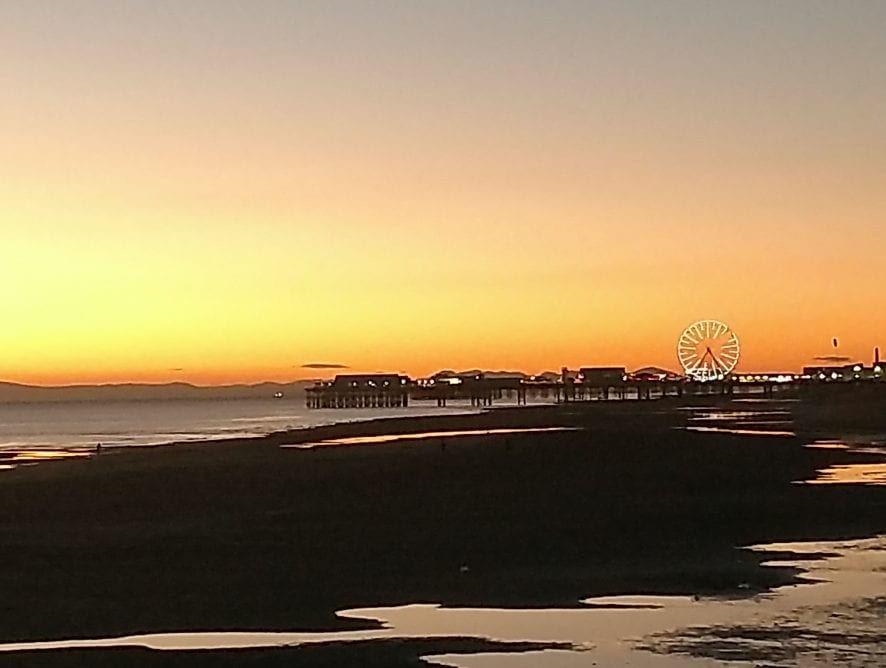 Blackpool View at sunset by Neil Curtis from Wolverhampton