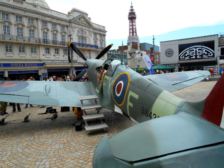 Spitfire at Armed Forces Day in 2015. Photo: Maria Potter